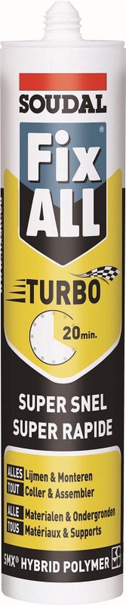 Soudal Fix All Turbo 290ml Wit