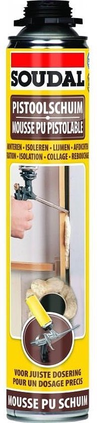 Soudal Pistoolschuim 750 ML 750 ml 1 stuk