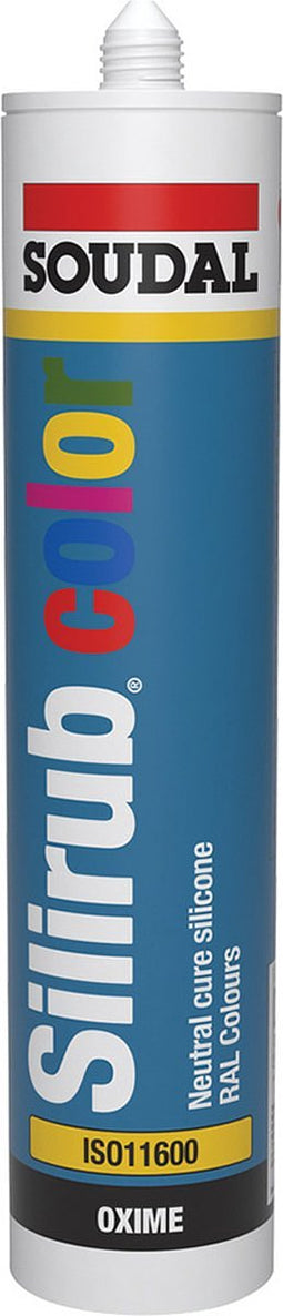 Soudal Silirub Color 300ml RAL 7044 (zijdegrijs)