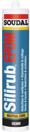 Soudal Silirub EPDM 300 ml Zwart - Silirub EPDM