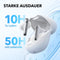 soundcore Liberty 4 NC - Wireless Noise Cancelling Earbuds (White) - 98.5% Noise Reduction - draadloze oordopjes - Adaptive Noise Cancelling to Ears and Environment - Hi-Res Sound - 50H Battery