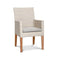 Korbsessel ALICANTE - fauteuil - 600 mm x 650 mm - alabasterkleur