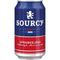 Sourcy - mineraalwater, licht bruisend, blik van 33 cl, pak van 24 stuks, rood