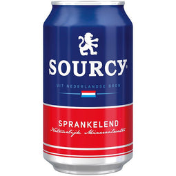 Sourcy - Water rood blik 330ml | 24 stuks