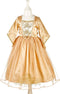 Souza Elisabeth - Verkleedjurk - Prinses - Goud - Maat 3/4 jaar