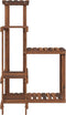 vidaXL - Plantenstandaard - 62,5x61,5x101,5 - cm - massief - vurenhout