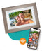 Pora&Co - Digitale fotolijst - WiFi - 8 inch HD IPS Display Donker Bruin/Wit