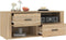 vidaXL - Tv-meubel - 100x35x40 - cm - bewerkt - hout - sonoma - eikenkleurig