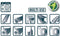 Pica 4032 Dry - Navulling Pica Dry 3030 - Set van 10 vullingen - Geel