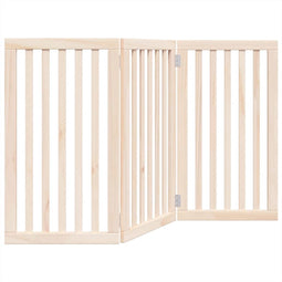 vidaXL - Hondenhek - inklapbaar - 3 - panelen - 150 - cm - populierenhout