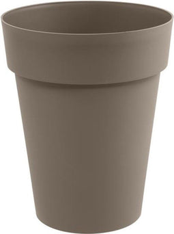 EDA Toscane - Bloempot - 44 cm diameter - 53 cm hoog - kunststof - taupe