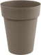 EDA Toscane - Bloempot - 44 cm diameter - 53 cm hoog - kunststof - taupe