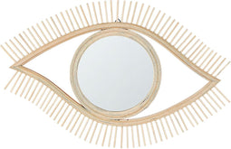 SOYOPA - Wandspiegel - Lichte houtkleur - Bamboehout