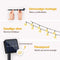 Happy Goods Solar Tuinverlichting op Zonneenergie - 100 LED (2x50)