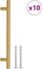 vidaXL - Handvatten - 10 - st - 160 - mm - roestvrij - staal - goudkleurig