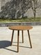 Sens-Line - Porto Sidetable ø58cm - Aluminium - Houtpatroon