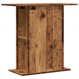 vidaXL - Aquariumstandaard - 36x75x72,5 - cm - bewerkt - hout - oud - houtkleurig