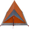 vidaXL - Tent - 2-persoons - waterdicht - grijs - en - oranje