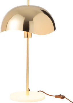 J-Line tafellamp - metaal/marmer - goud