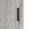 vidaXL - Hoge - kast - 69,5x31x115 - cm - bewerkt - hout - grijs - sonoma - eikenkleurig