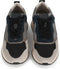 PS Poelman NASH - Heren Sneakers - Suède en leer - Donker Grijs Multi - Maat 44