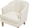 ELVERUM - Fauteuil - Beige - Polyester