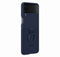 Samsung Galaxy Z Flip4 - Silicone Ring Cover - Krasbestendig - Blauw
