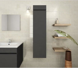 LUNA Badkamerzuil L 25 cm - mat grijs