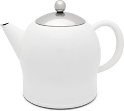 Bredemeijer Minuet Santhee - Theepot 1,4L Dubbelwandig - Mat Wit