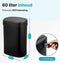 Five Stars® TR301A - Prullenbak met Sensor - 60 Liter - Soft Close Deksel - Zwart