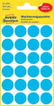 Avery Zweckform - Etiket az 3005 rond 18mm blauw 96 stuks