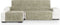 Hoes voor chaise longue met korte armleuning links Eysa TURIN Geglaceerd kastanje Lichtbruin 100 x 110 x 300 cm