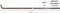 Spaak 13-142 RVS met nippel p/100
