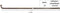 Spaak 13-185 RVS met nippel p/100