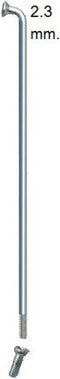 Spaak 13-185 RVS met nippel p/100