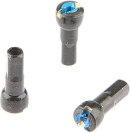 spaaknippel met ronde kop alpina 14g/15.0mm/4/fg 2.3 abs/messing - zwart (144 stuks)