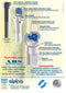 spaaknippel met ronde kop alpina 14g/15.0mm/4/fg 2.3 abs/messing - zilver (144 stuks)