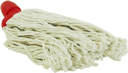 Spaanse mop ovale steelhouder 250 gram dop rood