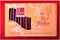 Spaas 100 stuks Dinerkaarsen/tafelkaarsen/kandelaarkaarsen 25cm - 8 Uur - Bordeaux