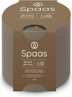 SPAAS Glow Geurkaars Mindful Morning ± 35 branduren