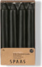 Spaas - Mini conische tafelkaarsen 8 st. zwart