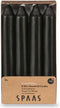 Spaas - Mini conische tafelkaarsen 8 st. zwart