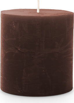 Spaas - Rustiek Kaars 100/130mm-donkerbruin
