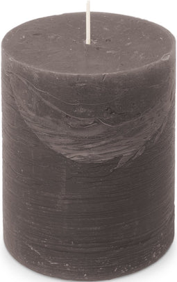Spaas - Rustiek Kaars 100/130mm-donkergrijs