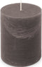 Spaas - Rustiek Kaars 100/130mm-donkergrijs