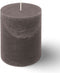 Spaas - Rustiek Kaars 100/130mm-donkergrijs
