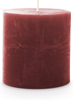 Spaas - Rustiek Kaars 70/70mm-bordeaux