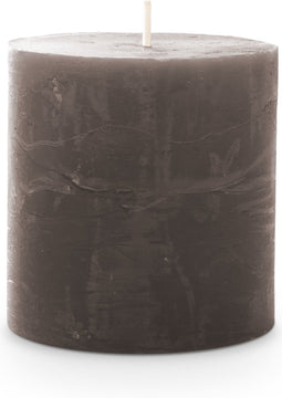 Spaas - Rustiek Kaars 70/70mm-donkergrijs