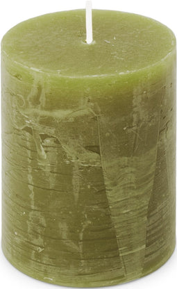 Spaas - Rustiek Kaars 70/95mm-olijfgroen