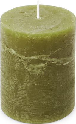 Spaas - Rustiek Kaars 80/110mm-olijfgroen